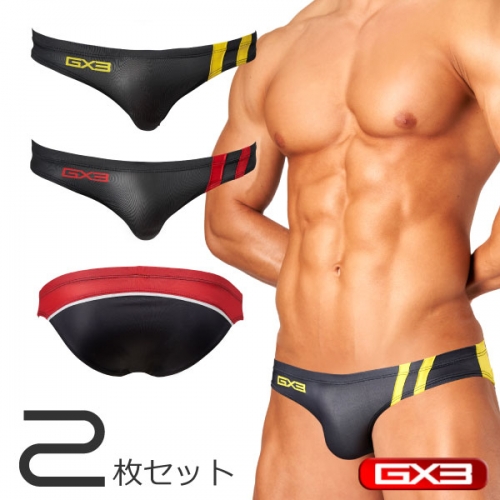 [GX3]  GLOSS TOUCH DX BLACK Double Line Bikini 2종 세트 (k1767)
