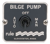 RULE 빌지펌프 스위치  (12-32V) MAN(수동)- OFF - AUTO(자동)