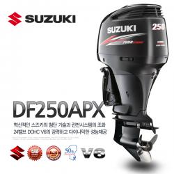 스즈키 250마력 SUZUKI DF250APX V6 린번엔진 / 4싸이클 선외기 / 핸들식,전동,파워트림 / 콤비보트 피싱보트 레져 보트선외기
