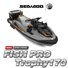 2023 SEADOO Fishpro Trophy 170 씨두 수상오토바이 / 제트스키 / 샤크그레이&오렌지크러쉬