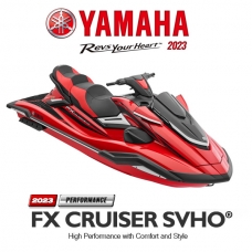 2023 야마하 FX CRUISER SVHO 제트스키 레드메탈릭 / YAMAHA JETSKI 수상오토바이 - 오디오 적용