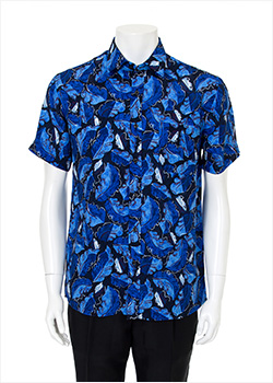 잭슨 - 인견셔츠 풍기인견 남자 여름 반팔 셔츠 남방 (블루)